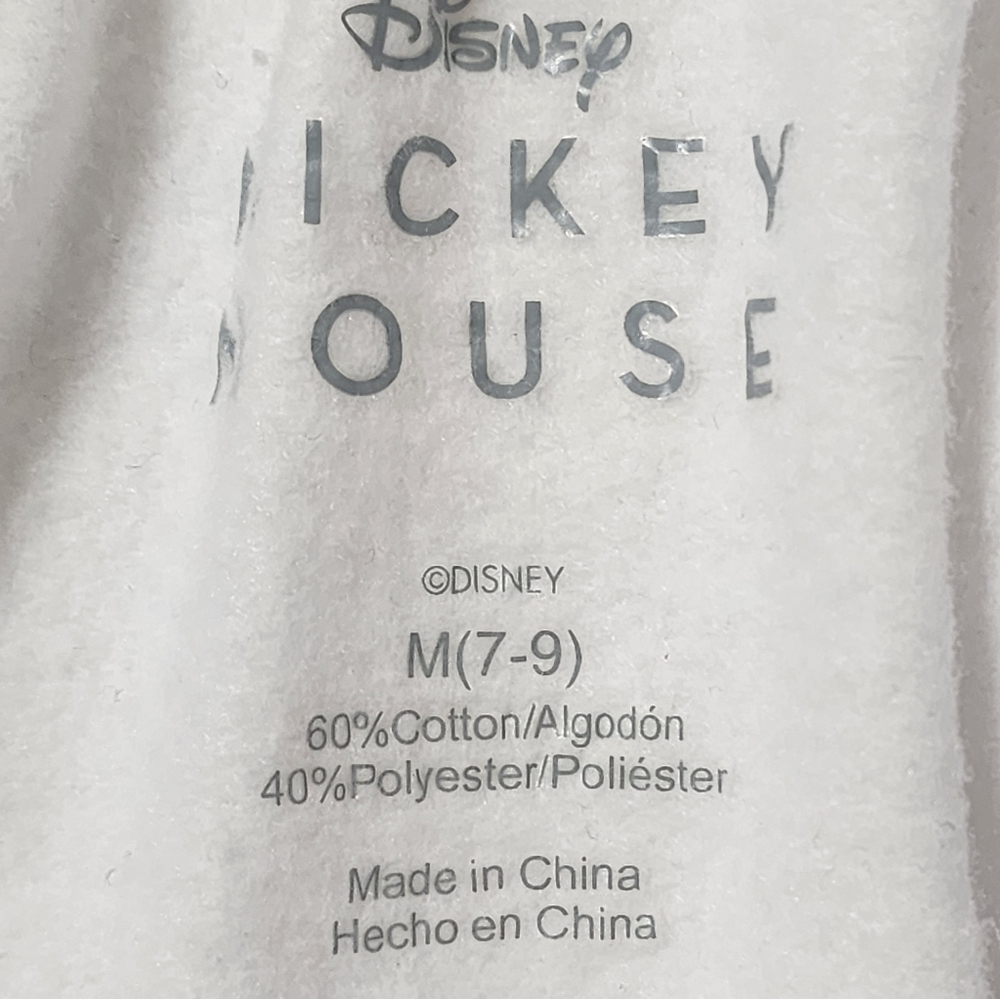 Disney Mickey Mouse Happiness Star Fleece Sweatpants sz M white - Picture 7 of 11